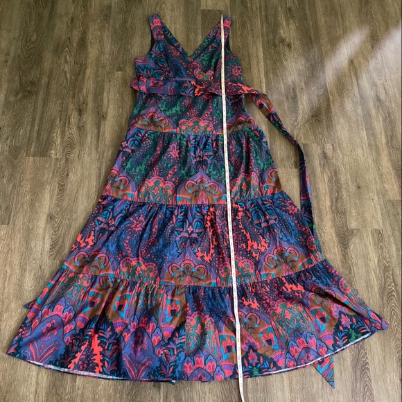 J. Crew Tiered Maxi Dress in Ratti Scarf Paisley - Picture 8 of 9